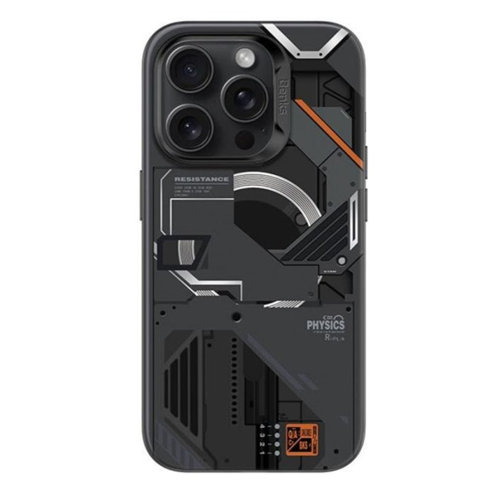 Чохол для iPhone 16 Pro Max - Benks Mecha Series MagSafe, Black