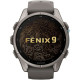 Смарт-годинник Garmin Fenix 9 43mm AMOLED Titanium with Pebble Gray Silicone Band
