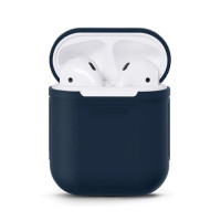 Чохол для Apple AirPods 2 - Ultra Thin Silicone Case, Midnight Blue