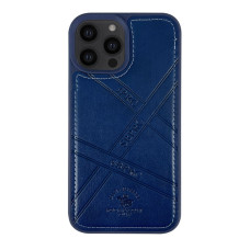 Чохол для iPhone 13 - Santa Barbara Polo Polo Imran Leather, Navy Blue