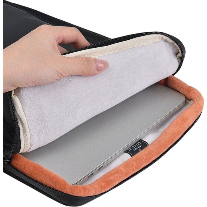 Сумка для Macbook 16 - WIWU Cozy Classic Sleeve, Black