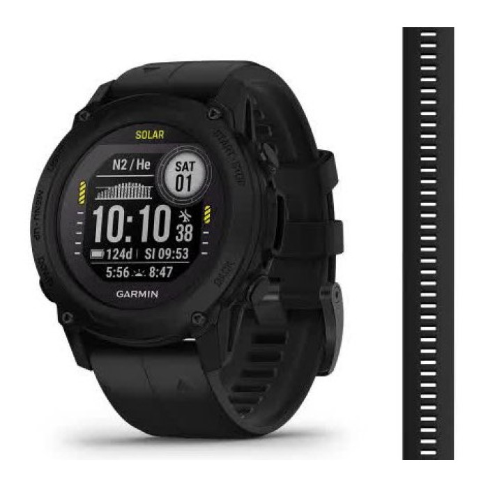 Смарт-годинник Garmin Descent G1 Solar, Dive Computer, Black