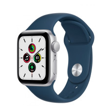 Apple Watch SE (1Gen) 44mm Silver, Abyss Blue Sport Band Як новий