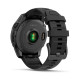 Смарт-годинник Garmin Fenix E 47mm AMOLED Slate Gray Steel with Black Silicone Band