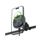 Тримач з безпровідною зарядкою Acefast D41 Wireless Air Vent Series 15W, Silver