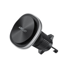 Тримач з безпровідною зарядкою Acefast D41 Wireless Air Vent Series 15W, Silver