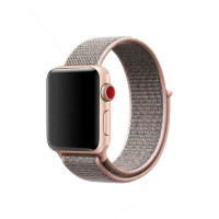 Ремінець для Apple Watch - 42/44/45/46/49mm, Nylon Sport Loop Band, Pink Sand (HC)