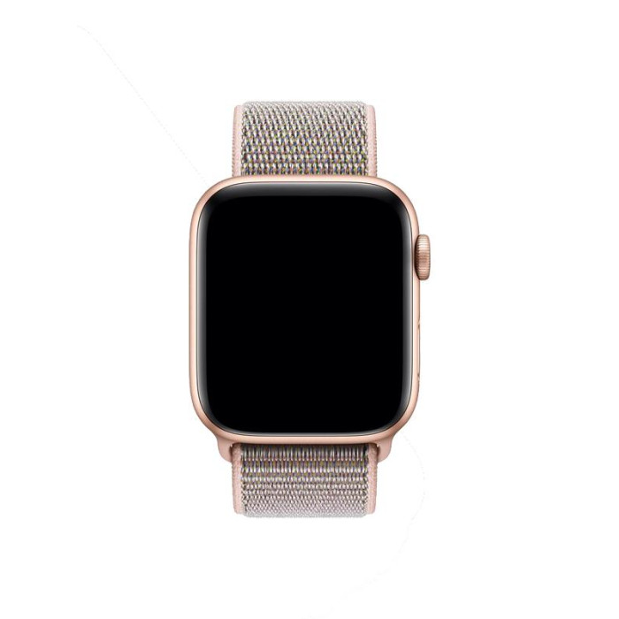 Ремінець для Apple Watch - 42/44/45/46/49mm, Nylon Sport Loop Band, Pink Sand (HC)
