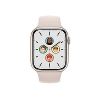 Apple Watch S7 45mm Starlight, Starlight Sport Band LTE Вживаний (б/в)