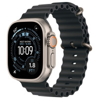 Apple Watch Ultra 3 Natural Titanium, Black Ocean Band, LTE Як новий