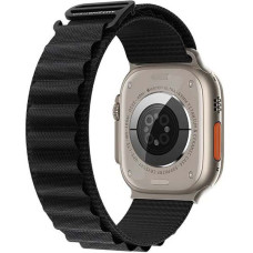 Ремінець для Apple Watch - 42/44/45/46/49mm, AmazingThing Titan Sport Loop, Black