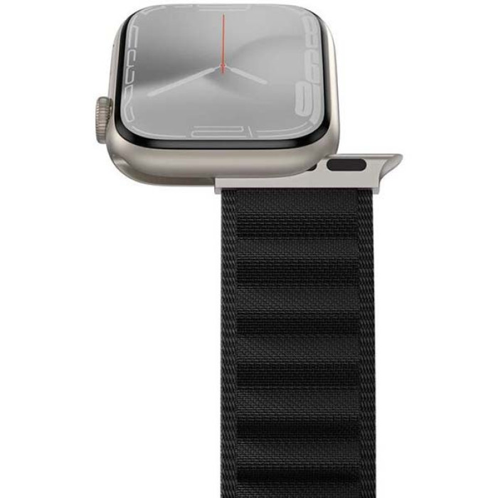 Ремінець для Apple Watch - 42/44/45/46/49mm, AmazingThing Titan Sport Loop, Black