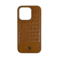 Чохол для iPhone 14 Pro Max - Santa Barbara Polo Plaid, Brown