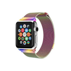 Ремінець для Apple Watch - 42/44/45/46/49mm, Milanese Loop, Rainbow (HC)