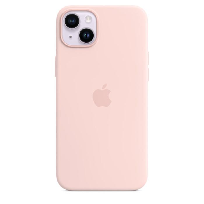 Чохол для iPhone 14 - Silicone MagSafe, Chalk Pink (HC)