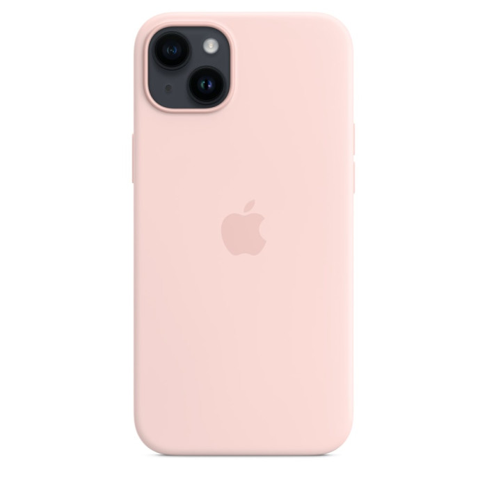 Чохол для iPhone 14 - Silicone MagSafe, Chalk Pink (HC)