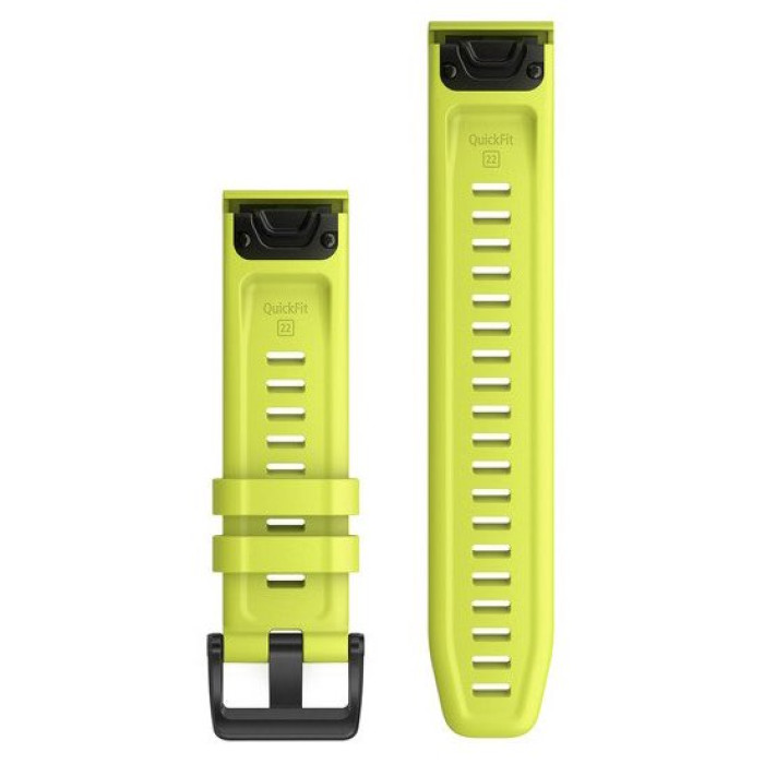 Ремінець для годинника Garmin - QuickFit 22mm, Silicone Band, Amp Yellow