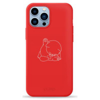 Чохол для iPhone 13 Pro Max - Pump Silicone Minimalistic, Cat Balls