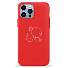 Чохол для iPhone 13 Pro Max - Pump Silicone Minimalistic, Cat Balls