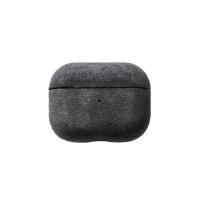 Чохол для Apple AirPods Pro - SanCore, Алькантара, Сірий