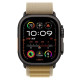 Apple Watch Ultra 2 2024 Black Titanium, Tan Alpine Loop (M), LTE