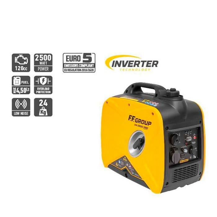 Інверторний бензиновий генератор F.F. Group - GPG 2500i Pro (2.5 кВт)