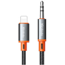 Аудіо кабель (AUX) - MCdodo, 3.5mm to Lightning 1.2m, Black