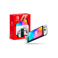 Портативна ігрова приставка - Nintendo Switch OLED White Joy-Con, Як новий