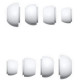 Комплект амбушюр для AirPods Pro 3 (XXS / XS / S / L)