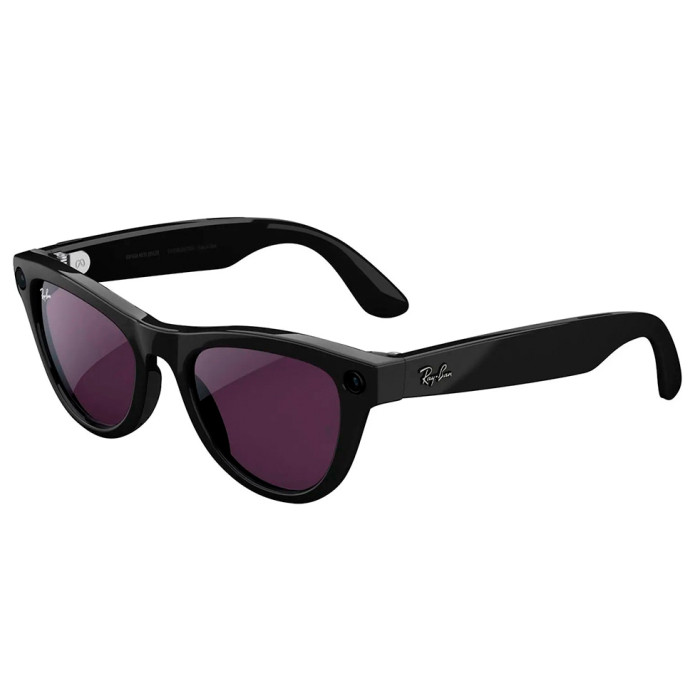 Смарт-окуляри Ray-Ban Meta Skyler Gen 2 Shiny Black Frame Clean Amethist Transition S52, Як новий