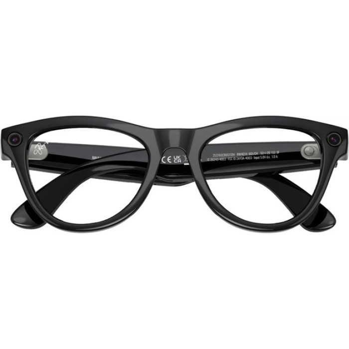 Смарт-окуляри Ray-Ban Meta Skyler Gen 2 Shiny Black Frame Clean Amethist Transition S52, Як новий