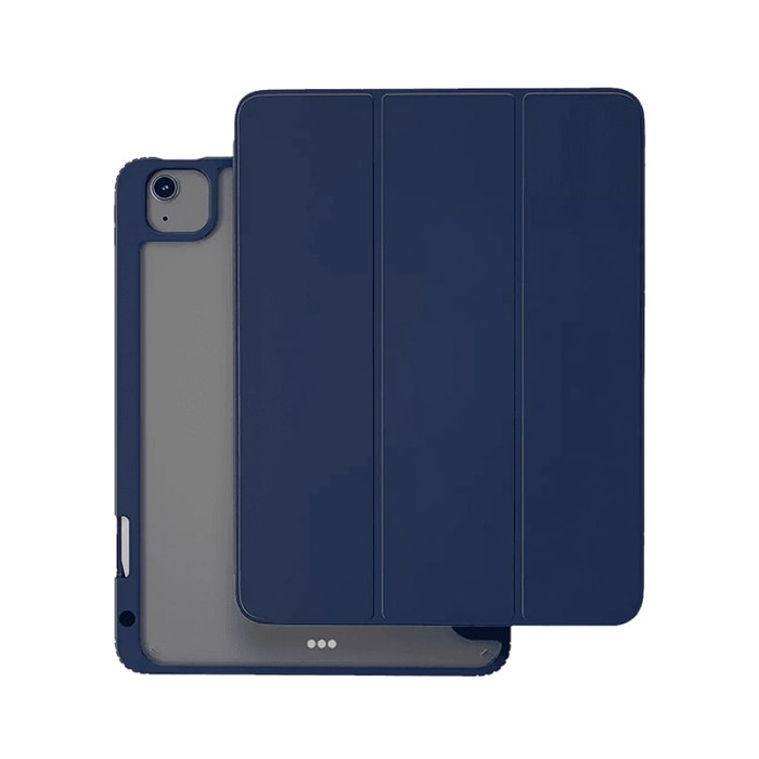 Чохол для iPad Pro 11 (2018-22) / Air 10.9/11 (2020-25) - Blueo Ape with Leather, Blue