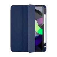 Чохол для iPad Pro 11 (2018-22) / Air 10.9/11 (2020-25) - Blueo Ape with Leather, Blue