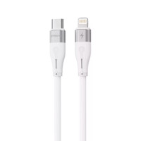 Кабель USB-C to Lightning - Proove, Soft Silicone 27W 1m, White