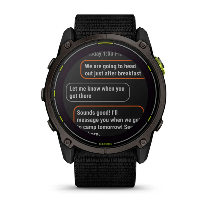 Смарт-годинник Garmin Enduro 3 with Black Ultra Fit Nylon Band