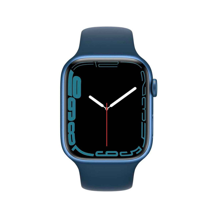 Apple Watch S7 45mm Blue, Blue Sport Band Вживаний (б/в)
