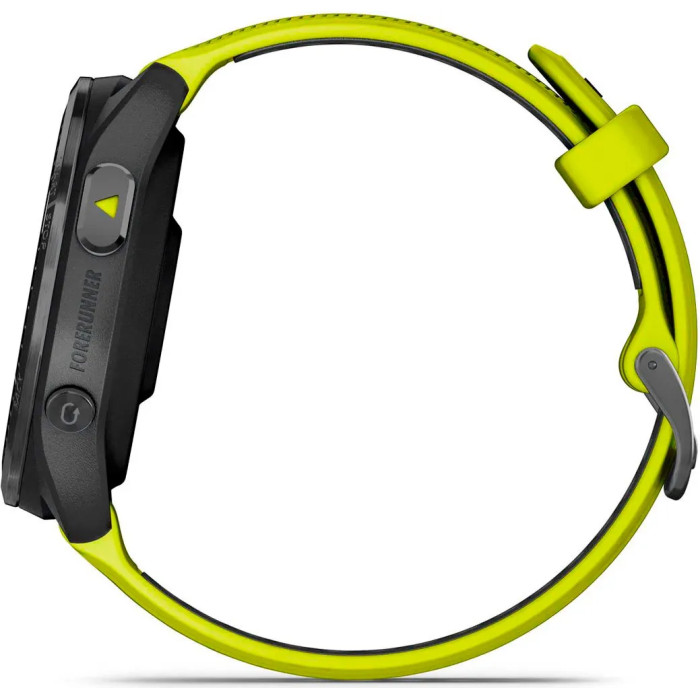 Смарт-годинник Garmin Forerunner 965 Carbon Gray Titanium Yellow/Black Silicone Band