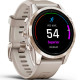 Смарт-годинник Garmin Epix Pro (Gen 2) Sapphire AMOLED 42mm Soft Gold with Light Sand Band