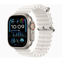 Apple Watch Ultra 2 Titanium, White Ocean Band (One Size), LTE Вживаний (б/в)