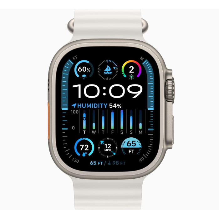 Apple Watch Ultra 2 Titanium, White Ocean Band (One Size), LTE Вживаний (б/в)