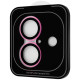 Захисне скло камери для iPhone 16 / 16 Plus - Proove, Achilles Full Metal, Pink