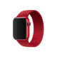 Ремінець для Apple Watch - 42/44/45/46/49mm, Braided Solo Loop, Red (M/150mm)