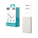 Додатковий аккумулятор Choetech 10000mAh Ultra-Thin Magnetic PD 20W White