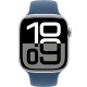 Apple Watch S10 42mm Silver, Denim Sport Band (S/M)