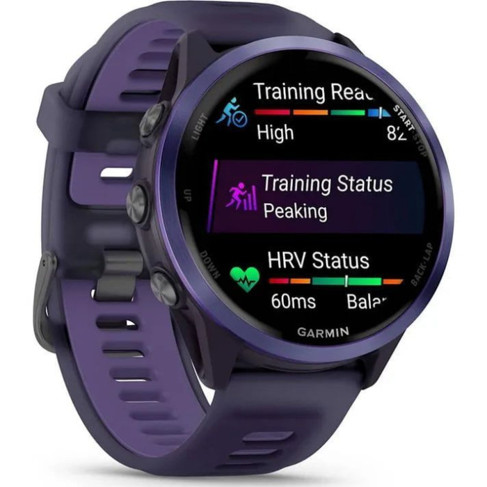 Смарт-годинник Garmin Forerunner 570 47mm Indigo Aluminium w. Translucent Imperial Purple/Indigo