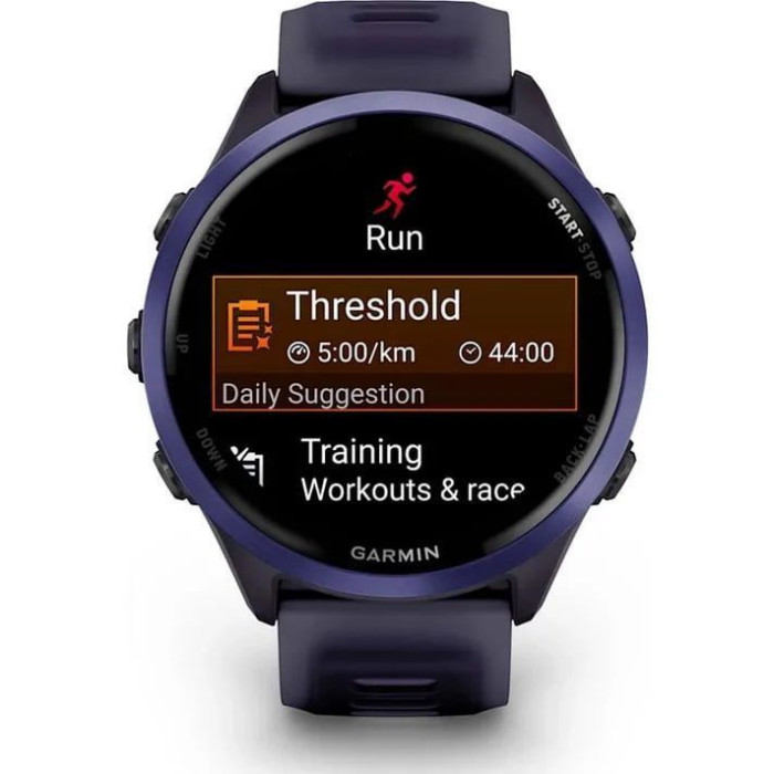 Смарт-годинник Garmin Forerunner 570 47mm Indigo Aluminium w. Translucent Imperial Purple/Indigo