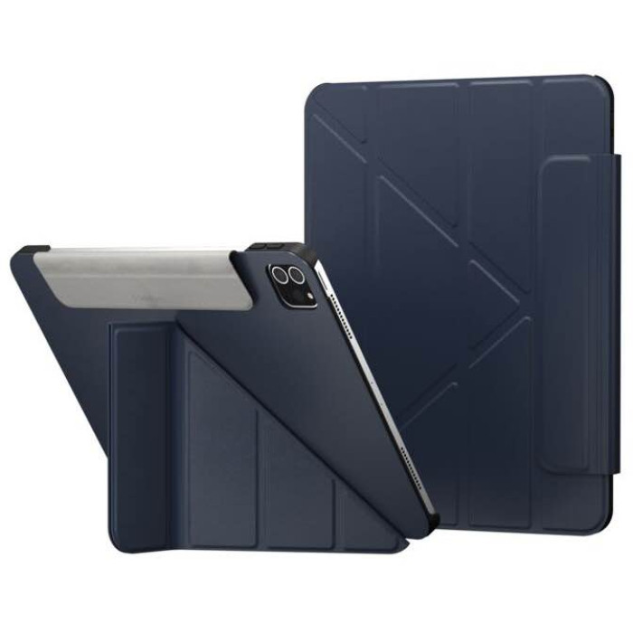 Чохол для iPad Pro 12.9 (2018-22) - Switcheasy Origami, Midnight Blue