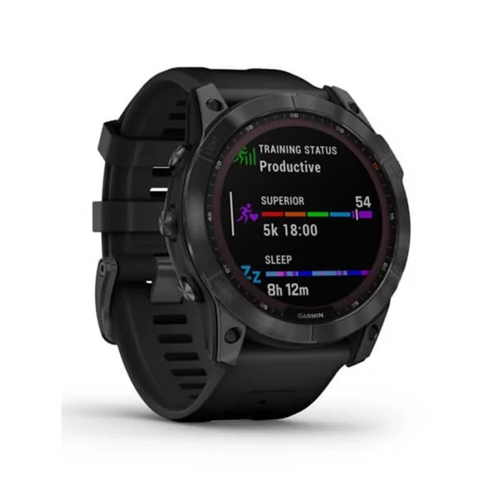Смарт-годинник Garmin Fenix 7X Pro Solar Slate Gray w. Black Band