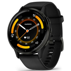 Смарт-годинник Garmin Venu 3 Slate Stainless Steel Bezel with Black Case and Silicone Band