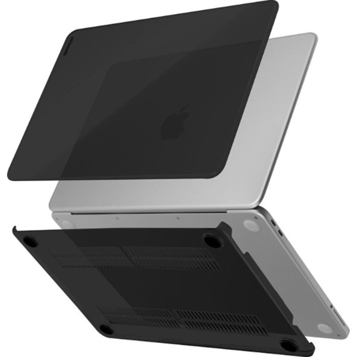Чохол-накладка для Macbook Neo - Armorstandart Crystal, Black